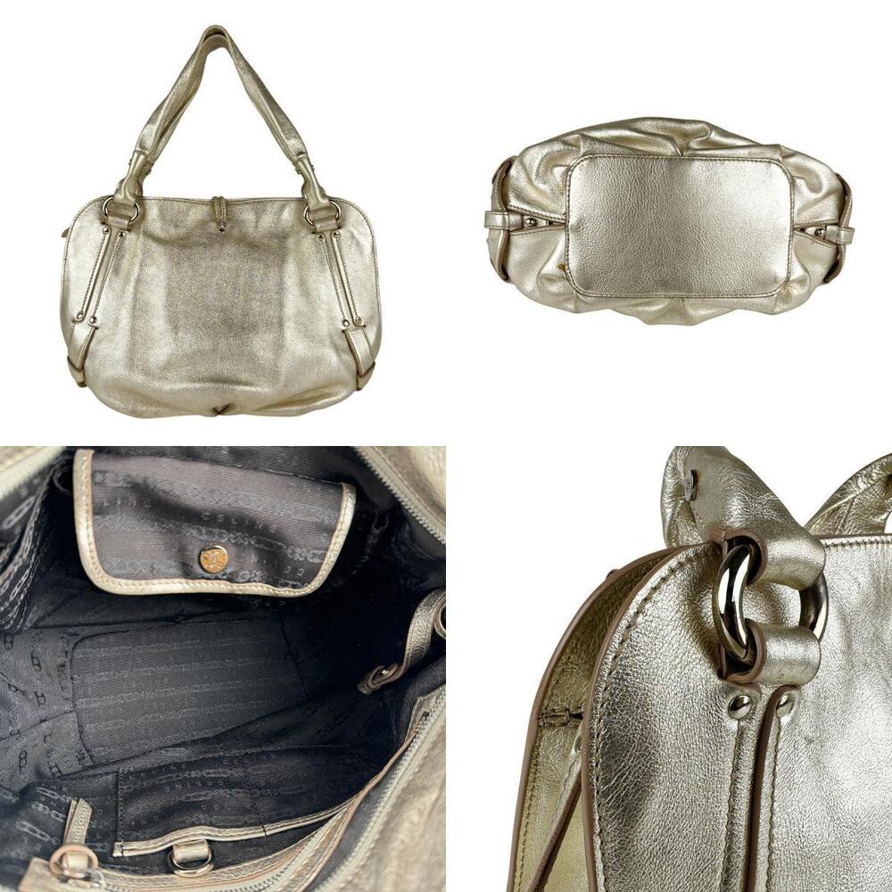 Celine handbag gold leather - Picture 3 of 4